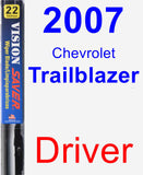 Driver Wiper Blade for 2007 Chevrolet Trailblazer - Vision Saver