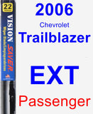 Passenger Wiper Blade for 2006 Chevrolet Trailblazer EXT - Vision Saver