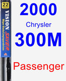 Passenger Wiper Blade for 2000 Chrysler 300M - Vision Saver