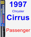 Passenger Wiper Blade for 1997 Chrysler Cirrus - Vision Saver