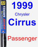 Passenger Wiper Blade for 1999 Chrysler Cirrus - Vision Saver