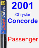 Passenger Wiper Blade for 2001 Chrysler Concorde - Vision Saver