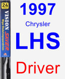 Driver Wiper Blade for 1997 Chrysler LHS - Vision Saver