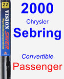 Passenger Wiper Blade for 2000 Chrysler Sebring - Vision Saver