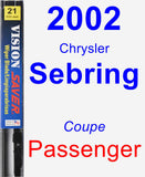 Passenger Wiper Blade for 2002 Chrysler Sebring - Vision Saver