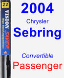 Passenger Wiper Blade for 2004 Chrysler Sebring - Vision Saver