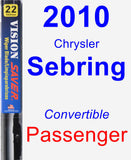 Passenger Wiper Blade for 2010 Chrysler Sebring - Vision Saver