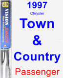Passenger Wiper Blade for 1997 Chrysler Town & Country - Vision Saver