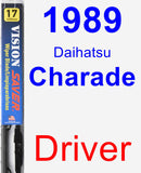 Driver Wiper Blade for 1989 Daihatsu Charade - Vision Saver