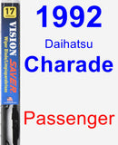 Passenger Wiper Blade for 1992 Daihatsu Charade - Vision Saver