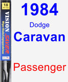 Passenger Wiper Blade for 1984 Dodge Caravan - Vision Saver