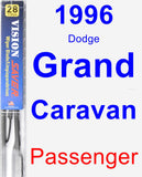 Passenger Wiper Blade for 1996 Dodge Grand Caravan - Vision Saver