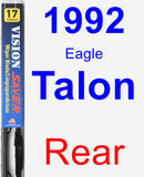 Rear Wiper Blade for 1992 Eagle Talon - Vision Saver