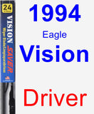 Driver Wiper Blade for 1994 Eagle Vision - Vision Saver