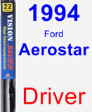 Driver Wiper Blade for 1994 Ford Aerostar - Vision Saver