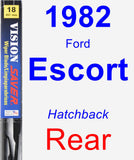 Rear Wiper Blade for 1982 Ford Escort - Vision Saver