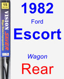 Rear Wiper Blade for 1982 Ford Escort - Vision Saver