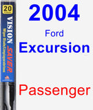 Passenger Wiper Blade for 2004 Ford Excursion - Vision Saver