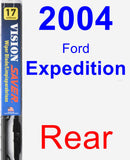 Rear Wiper Blade for 2004 Ford Expedition - Vision Saver