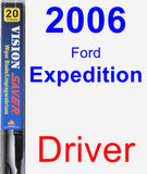 Driver Wiper Blade for 2006 Ford Expedition - Vision Saver