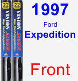 Front Wiper Blade Pack for 1997 Ford Expedition - Vision Saver