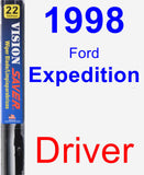 Driver Wiper Blade for 1998 Ford Expedition - Vision Saver