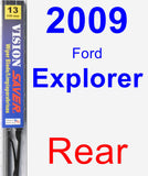 Rear Wiper Blade for 2009 Ford Explorer - Vision Saver