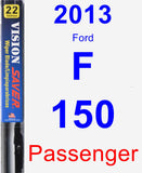 Passenger Wiper Blade for 2013 Ford F-150 - Vision Saver