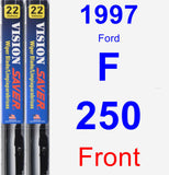 Front Wiper Blade Pack for 1997 Ford F-250 - Vision Saver