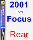 Rear Wiper Blade for 2001 Ford Focus - Vision Saver