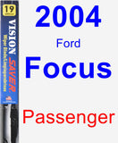 Passenger Wiper Blade for 2004 Ford Focus - Vision Saver