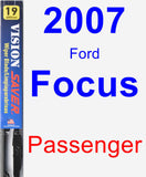 Passenger Wiper Blade for 2007 Ford Focus - Vision Saver