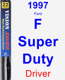 Driver Wiper Blade for 1997 Ford F Super Duty - Vision Saver