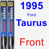 Front Wiper Blade Pack for 1995 Ford Taurus - Vision Saver