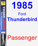 Passenger Wiper Blade for 1985 Ford Thunderbird - Vision Saver