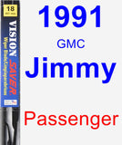 Passenger Wiper Blade for 1991 GMC Jimmy - Vision Saver