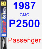 Passenger Wiper Blade for 1987 GMC P2500 - Vision Saver