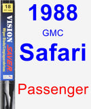 Passenger Wiper Blade for 1988 GMC Safari - Vision Saver