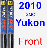 Front Wiper Blade Pack for 2010 GMC Yukon - Vision Saver