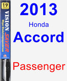 Passenger Wiper Blade for 2013 Honda Accord - Vision Saver