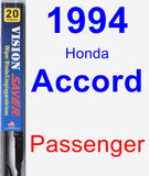 Passenger Wiper Blade for 1994 Honda Accord - Vision Saver