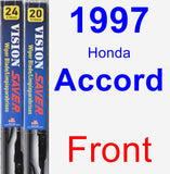 Front Wiper Blade Pack for 1997 Honda Accord - Vision Saver