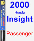 Passenger Wiper Blade for 2000 Honda Insight - Vision Saver