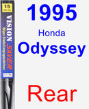 Rear Wiper Blade for 1995 Honda Odyssey - Vision Saver