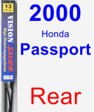 Rear Wiper Blade for 2000 Honda Passport - Vision Saver