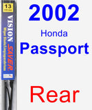 Rear Wiper Blade for 2002 Honda Passport - Vision Saver