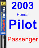 Passenger Wiper Blade for 2003 Honda Pilot - Vision Saver