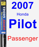 Passenger Wiper Blade for 2007 Honda Pilot - Vision Saver