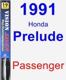 Passenger Wiper Blade for 1991 Honda Prelude - Vision Saver