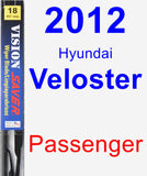 Passenger Wiper Blade for 2012 Hyundai Veloster - Vision Saver